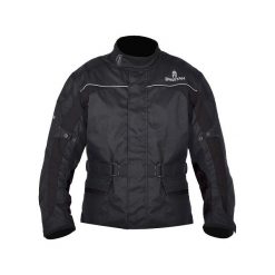 Kurtka turystyczna OXFORD SPARTAN kolor czarny, rozmiar XS. Czarne kurtki męskie OXFORD, xs, bez wzorów, długie, bez kaptura. Za 329,00 zł.