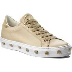 Sneakersy BALDININI - 898000XDOLA9385 Done Cotone/Laminato Oro. Brązowe półbuty damskie marki Baldinini, na co dzień, bez wzorów, ze skóry, bez obcasa, na płaskiej podeszwie, bez zapięcia. W wyprzedaży za 829,00 zł.