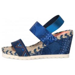 Rzymianki damskie: Desigual Sandały Damskie Ibiza Denim Beach 38 Niebieski
