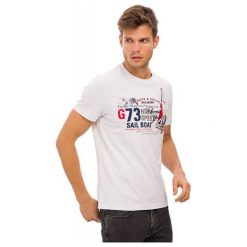 Galvanni T-Shirt Męski Grena M Biały. Białe koszulki męskie GALVANNI, m, z nadrukiem, z materiału, bez kołnierzyka. Za 129,00 zł.