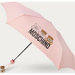 Moschino - Parasol. Różowe parasole MOSCHINO, bez wzorów. Za 269,90 zł.