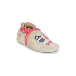 Kapcie niemowlęce Dziecko Robeez BEACH SUMMER. Brązowe buciki niemowlęce marki Robeez, bez zapięcia. Za 135,20 zł.