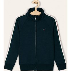 Tommy Hilfiger - Bluza dziecięca 128-176 cm. Niebieskie bluzy chłopięce z bawełny. W wyprzedaży za 269,90 zł.