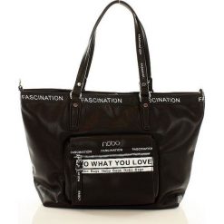 Shopper bag damskie: NOBO Sportowy miejski shopper bag czarny