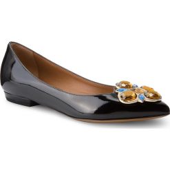 Baleriny damskie lakierowane: Baleriny EMPORIO ARMANI - X3D218 XF161 00002 Nero