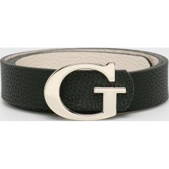 Guess Jeans - Pasek. Czarne paski damskie Guess Jeans, w paski, z jeansu. W wyprzedaży za 169,90 zł.