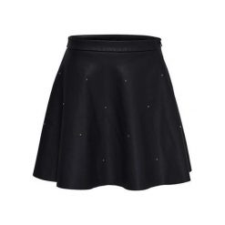 ONLY Damska spódnica Fia Stud Short Faux Leather Spódniczka Otw Black (rozmiar 34). Czarne spódniczki damskie ONLY, bez wzorów. W wyprzedaży za 111,00 zł.