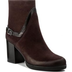 Botki SERGIO BARDI - Sirmione FW127271817GM 434. Czerwone botki damskie na obcasie marki Sergio Bardi, z nubiku. W wyprzedaży za 259,00 zł.