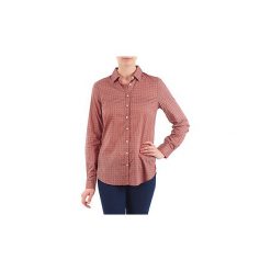 Koszule Tommy Hilfiger CAROL. Różowe koszule damskie TOMMY HILFIGER, bez wzorów, bez kołnierzyka, bez rękawów. Za 233,40 zł.