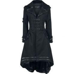 Gothicana by EMP Arachne Płaszcz damski czarny. Czarne płaszcze damskie Gothicana by EMP, xl, z aplikacjami, z koronki. Za 365,90 zł.