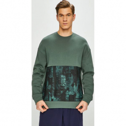 Reebok - Bluza. Szare bluzy męskie marki Reebok, s, z elastanu, bez kaptura. W wyprzedaży za 169,90 zł.