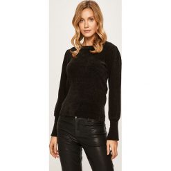 Dkny - Sweter. Czarne swetry damskie DKNY, s, bez wzorów, z poliesteru, bez rękawów, bez kaptura. W wyprzedaży za 299,90 zł.