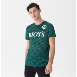 T-shirt z napisem - Khaki. Brązowe t-shirty męskie House, s, z napisami, bez kołnierzyka. Za 49,99 zł.