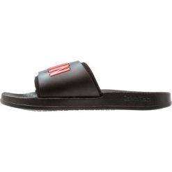 Chodaki damskie: Calvin Klein Swimwear SLIDE Klapki black/hot coral