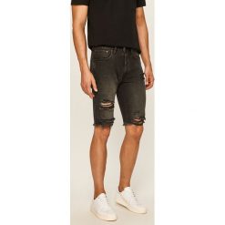 Pepe Jeans - Szorty Stanley. Czarne spodenki i szorty męskie Pepe Jeans, bez wzorów, z bawełny, casualowe. Za 339,90 zł.