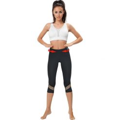 Sportowe legginsy capri Slimming. Szare legginsy damskie marki Astratex, z elastanu. Za 104,00 zł.