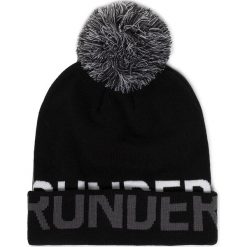 Czapka UNDER ARMOUR - Graphic Pom Beanie 1345104 001 Czarny. Czarne czapki męskie Under Armour, na zimę, bez wzorów, z materiału. W wyprzedaży za 69,00 zł.