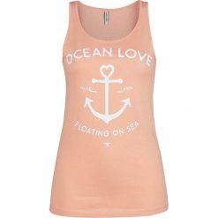 Bluzki, topy, tuniki: Urban Surface Ocean Love Top damski żółto-pomarańczowy (Apricot)