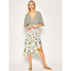 Sukienka letnia Tory Burch Printed Beach 45837. Sukienki damskie Tory Burch, na lato, s, bez wzorów, z wiskozy, bez kołnierzyka, bez rękawów. W wyprzedaży za 799,00 zł.