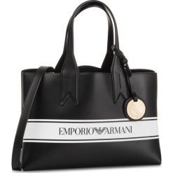 Torebka EMPORIO ARMANI - Y3D153 YFG7A 88007 Nero/Bianco. Czarne torebki klasyczne damskie Emporio Armani, bez wzorów, ze skóry ekologicznej, klasyczne, na ramię, bez dodatków. Za 909,00 zł.