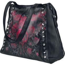 Spiral Blood Rose Torebka - Handbag czarny. Czarne torebki klasyczne damskie Spiral, zdobione. Za 164,90 zł.