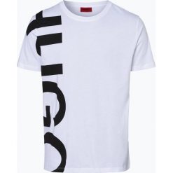 HUGO - T-shirt męski – Daws, czarny. Czarne t-shirty męskie marki HUGO, s, z nadrukiem, z bawełny. Za 249,95 zł.