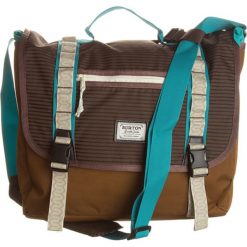 Torebka "Flint Messenger" w kolorze jasnobrązowym - 44 x 38 x 10 cm. Brązowe torby męskie na ramię marki Burton, w paski. W wyprzedaży za 107,95 zł.