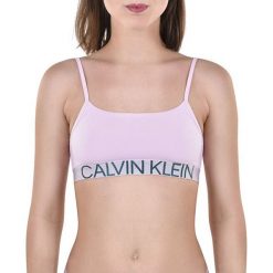 Calvin Klein Sport Ovni bez podszewki biustonosz Bralette Statement 1981 QF5181E -AUY Aurelie (rozmiar M). Biustonosze sportowe damskie Calvin Klein, m, bez wzorów. W wyprzedaży za 116,00 zł.