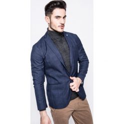 Selected - Marynarka. Niebieskie garnitury męskie marki Selected, z poliesteru, eleganckie. W wyprzedaży za 239,90 zł.