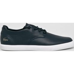 Lacoste - Buty Esparre Bl 1 Cma. Niebieskie sneakersy męskie Lacoste, ze skóry, na sznurówki. W wyprzedaży za 399,90 zł.