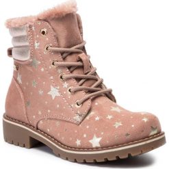 Trapery NELLI BLU - CS722-56 Pink. Różowe śniegowce dziewczęce Nelli Blu, bez zapięcia. Za 119,99 zł.