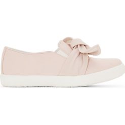 Buty sportowe dziewczęce: Płócienne tenisówki, ozdobna kokarda