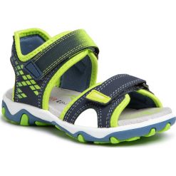 Sandały SUPERFIT - 6-09466-80 M Blau/Grün. Niebieskie sandały chłopięce Superfit, ze skóry ekologicznej, bez zapięcia. W wyprzedaży za 179,00 zł.