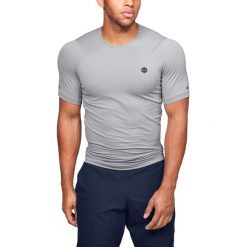 Under Armour RUSH™ Koszulka Szary. Szare podkoszulki męskie Under Armour, l, z nadrukiem, z elastanu, z krótkim rękawem. Za 257,95 zł.