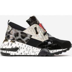 Czarno-Złote Sneakersy Coniferous. Czarne buty sportowe damskie Renee. Za 119,99 zł.