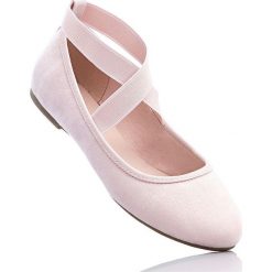 Baleriny bonprix stary róż. Czerwone baleriny damskie lakierowane bonprix, w paski. Za 54,99 zł.