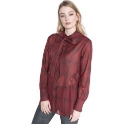 G-Star RAW Deline Koszula Czerwony. Czerwone bluzki damskie G-Star RAW, xs, w kratkę, z bawełny, retro, bez kołnierzyka, z długim rękawem. Za 498,95 zł.