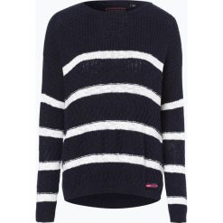 Swetry klasyczne damskie: Superdry – Sweter damski, niebieski