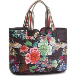 Torebka DESIGUAL - 18WAXFBA 4002. Czarne torebki klasyczne damskie Desigual, z materiału. W wyprzedaży za 209,00 zł.