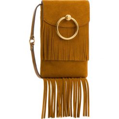 Torebka TORY BURCH - Farrah Fringe Phone 49679 Dark Tiramisu 223. Brązowe listonoszki damskie Tory Burch, ze skóry. W wyprzedaży za 849,00 zł.
