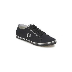 Buty Fred Perry KINGSTON TWILL. Czarne trampki męskie Fred Perry, bez wzorów, bez zapięcia. Za 184,50 zł.