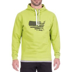 Bluzy męskie: Bluza w kolorze limonkowym