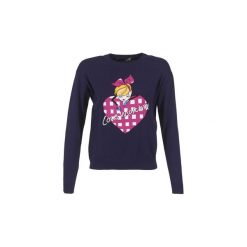 Swetry Love Moschino WS61G01. Niebieskie swetry klasyczne damskie marki Love Moschino. Za 769,30 zł.