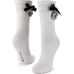 Skarpetki damskie: Skarpety Wysokie Damskie TWINSET – Calzino AA7PYA Bianco Ottico 00001