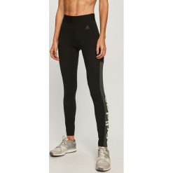 Adidas - Legginsy. Czarne spodnie damskie Adidas, s, z elastanu. Za 129,90 zł.