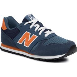 Sneakersy NEW BALANCE - YC373KN Granatowy. Niebieskie półbuty damskie New Balance, bez wzorów, ze skóry ekologicznej, bez obcasa, bez zapięcia. W wyprzedaży za 159,00 zł.