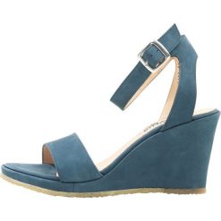 Sandały damskie: ANGULUS Sandały na koturnie denim blue