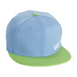 Vans Czapka Z Daszkiem M Splitz Pale Blue/Green S-M. Niebieskie czapki męskie marki Vans, z napisami, sportowe. W wyprzedaży za 69,00 zł.