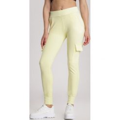 Żółte Spodnie Perilia. Żółte spodnie damskie Renee, s, z dresówki. Za 79,99 zł.