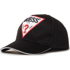 Czapka z daszkiem GUESS - M0YZ32 WBN60 JBLK. Czarne czapki damskie Guess, z aplikacjami, z bawełny. Za 119,00 zł.